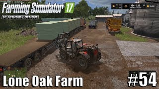 SELLING SILAGE  Lone Oak Farm  Timelapse  54  Farming Simulator 17 [upl. by Notsecnirp]