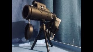 Este telescopio monocular es buenísimo para ser tan barato😳😱 [upl. by Eintihw369]