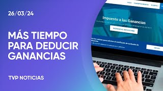 La AFIP extendió el plazo para informar deducciones de Ganancias [upl. by Deyas165]