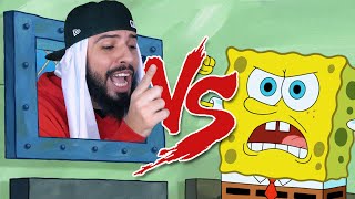 Bob Esponja Vs Mussa  Batalha Cartoon Revanche [upl. by Odom]