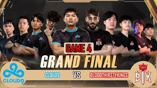 CLOUD9 VS BLOODTHIRSTYKINGS  GAME 4  GRAND FINAL  2024 NACT FALL SEASON  C9 VS BTK EN [upl. by Wadsworth304]