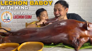 17KGS LECHON BABOY MUKBANG WITH KING [upl. by Sirama]