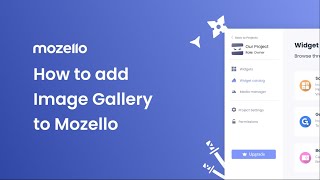 How to add an Image Gallery to Mozello [upl. by Manard]