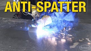 Avoid Welding Spatter Sticking to your Welding Surface amp Equipment  AntiSpatter [upl. by Ecinrev]