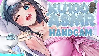 【ASMR HANDCAMKU100】Press On Nail Making Handcam Tappies and Comfy Sounds [upl. by Adolph]