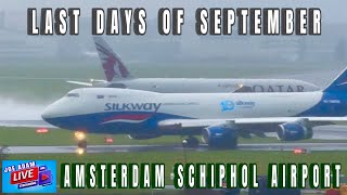 LIVE Heavy Rainstorm at Amsterdam Schiphol Airport  Sept 30th 2024 [upl. by Nwahsuq]