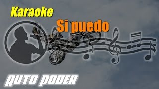 Si puedo  Karaoke [upl. by Alvis]