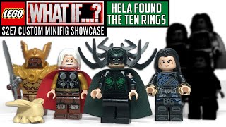 LEGO Marvel WHAT IF HELA FOUND THE TEN RINGS S2E7 Custom Minifig Showcase [upl. by Nohsed111]