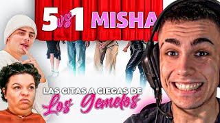 Reaccionando a MISHA VS 5 SOLTERAS I LAS CITAS A CIEGAS DE LOS GEMELOS [upl. by Bar224]