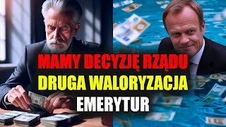 Druga waloryzacja emerytur Rząd zaskoczył decyzją [upl. by Brecher133]