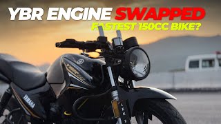 YBR 125G into 160cc Engine Swap  FULL REVIEW  HarunREVS [upl. by Lincoln]