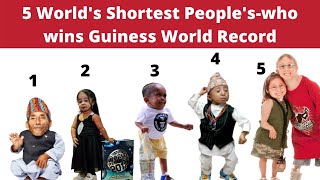 5 Worlds Shortest Peoples Who Wins Guinness World Record [upl. by Niddala]