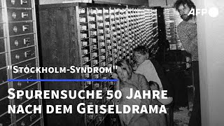 StockholmSyndrom Geiseldrama begann vor 50 Jahren  AFP [upl. by Anairo]