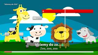 Dziecięce Przeboje  Idziemy Do ZOO  demo karaoke z wokalem [upl. by Riatsila943]