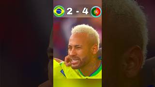 “Shock and Awe Brazil vs Portugal Penalty Shootout Highlights” neymar ronaldo 🔥🔥 [upl. by Ehtyaf]