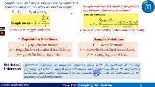 Sampling Theory  IMP Concepts  Population Sample Statistical Inference Parameters Statistic [upl. by Llebanna]