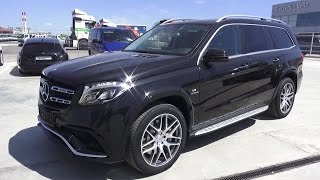 2016 MercedesBenz GLS 63 AMG X166 Обзор интерьер экстерьер двигатель [upl. by Asiulairam]