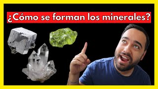 ¿CÓMO SE FORMAN LOS MINERALES 💎💎💎 Origen de las rocas y los minerales 🔴 [upl. by Atolrac]