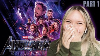 WE MADE IT AVENGERS  ENDGAME 2019 Movie Reaction PART 1 [upl. by Ennovyhc]