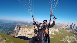 TANDEM PARAGLIDING IN SÜDTIROL [upl. by Okia]