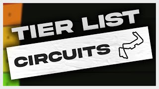 TIER LIST DES CIRCUITS DE F1 [upl. by Croteau]