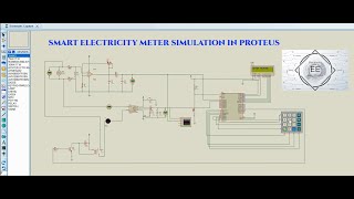 Smart Electricity Meter using ATMEGA 32 Simulation on Proteus [upl. by Roselane]