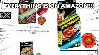 BEYBLADE X HASBRO NEWS EVERYTHING IS UP FOR PREORDER [upl. by Venetis]