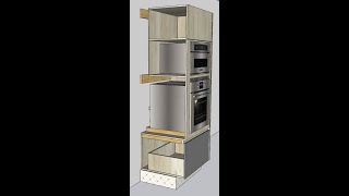 Shorts mueble COLUMNA para horno y microondas [upl. by Abagail]