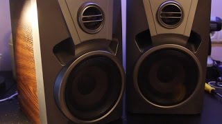 DIY Sony SSBX2 speakers conversion for banana plugs [upl. by Woody]