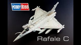 Dassault Rafale C FULL BUILD VIDEO Hobbyboss 172 Scale Model Aircraft [upl. by Ferrick]