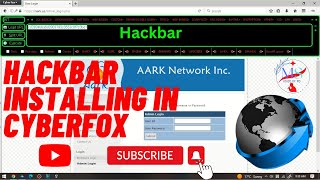 Hackbar Installing In CyberFox  How Can Install Hackbar On CyberFox Or Firefox  Ethical Hacking 23 [upl. by Haram]