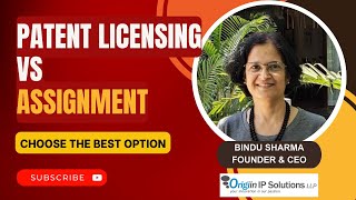 Patent Licensing Vs Assignment patent licensing [upl. by Orgalim]