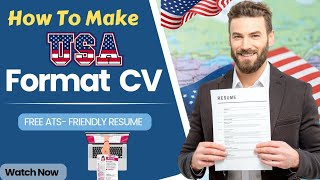 How To Make USA Format CV Free American Resume  Hd World Plus [upl. by Lohcin]