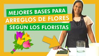 MEJORES bases para ARREGLOS de FLORES NATURALES  Trucos de Floristas 💐 [upl. by Adrahs]