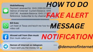 Creating the Funniest Fake Alert Messages Prank [upl. by Ahsilrae]