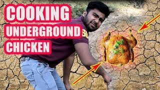 UnderGround Chicken Cooking Recepie Vlog  Nikku Vlogz [upl. by Yhtuv574]