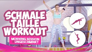 Schmale Taille Workout in 10 Min  Morning Session ungeschminkt  VERONICAGERRITZENDE [upl. by Ranip]