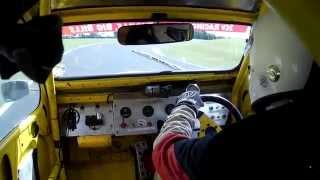 2CV racing  Cadwell Park 2014 Adam Bollons race 1 [upl. by Ennovihs]