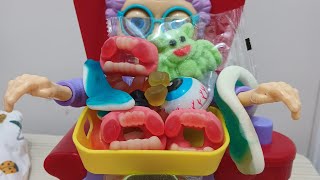 ASMR🏄‍♀️LETS PLAY TEETH GUMMIES EYEBALL GUMMIES SHARK GUMMIES SNAKE GUMMIES SMALL COLORED GUMMIES [upl. by Ahsropal]