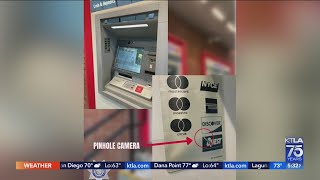 San Bernardino police catch ATM skimmer suspects in the act [upl. by Adnuhsor124]