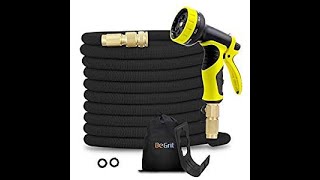 BeGrit Expandable 50ft Garden Hose  Unboxing amp User Review [upl. by Tlok]