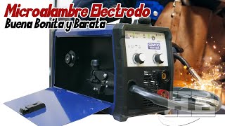 Soldadora Inverter BERGEN Micro alambre y Electrodo 130 amps SBM130 [upl. by Ardenia]