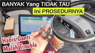 CARA Registrasi INJECTOR Common RailAwas Check Engine Berkedip [upl. by Warram519]