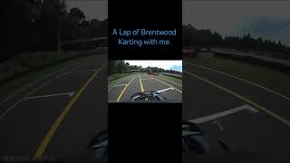 A lap of Brentwood Karting  circuit with narrow hairpin karting brentwoodkarting race fun [upl. by Aihsrop]