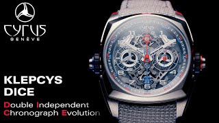 Introducing the NEW Cyrus Klepcys DICE  Double Independent Chronograph Evolution [upl. by Lebyram]