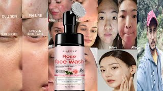 Elibliss Rose Foaming Face Wash  Honest Review [upl. by Yrgoerg]