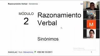 Razonamiento Verbal  RANVLAC [upl. by Lyontine]