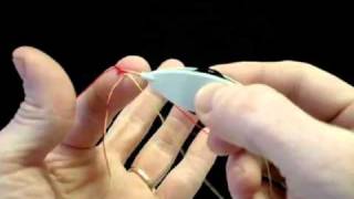 Tatting a Split Ring [upl. by Fredela]