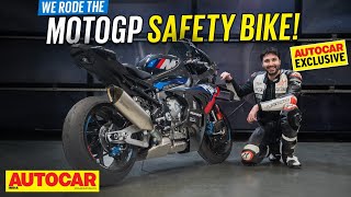 EXCLUSIVE Bharat GP Special  BMW M 1000 RR Safety Bike ridden at the BIC  Autocar India [upl. by Salocin953]