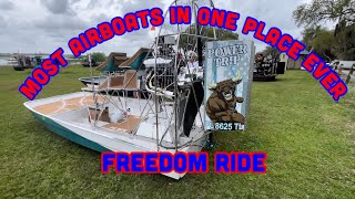 Freedom ride 2024 Airboats everywhere [upl. by Onaled]